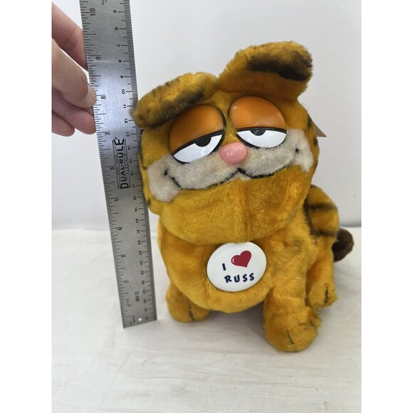 Vtg 1981 Dakin Garfield Fat Cat Plush Stuffed Animal 80s Toy Collectable 9” Tags - Picture 8 of 8